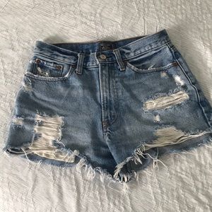 Abercrombie high rise shorts